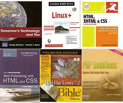 sampling of IT textbooks